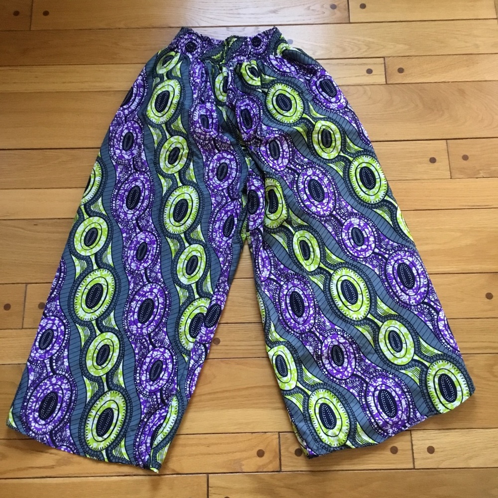 Vintage Bohemian Balloon Retro Mod Wrap Pants - image 6